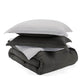 Bedroom > Comforters And Sets - Twin/Twin XL 2-Piece Microfiber Reversible Comforter Set Grey / Light Grey