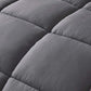 Bedroom > Comforters And Sets - Twin Size Reversible Microfiber Down Alternative Comforter Set In Grey