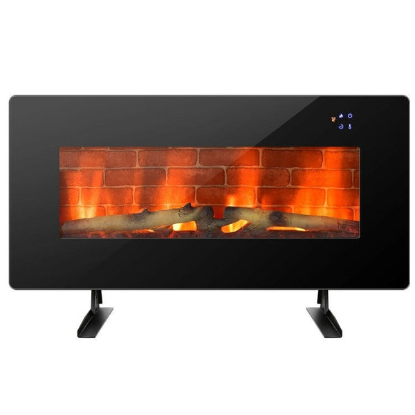 Accents > Electric Fireplaces - 36 In Electric Wall Mounted/Freestanding Fireplace W/ Remote Control