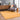 Faina Solid Gold Shag Washable Rug