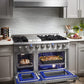 Thor 48 Inch Professional Dual Fuel Range In Stainless Steel