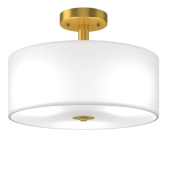 Lighting > Chandeliers - Modern 3-Light Ceiling Mount Glass Pendant Drum Lamp Chandelier White Bronze