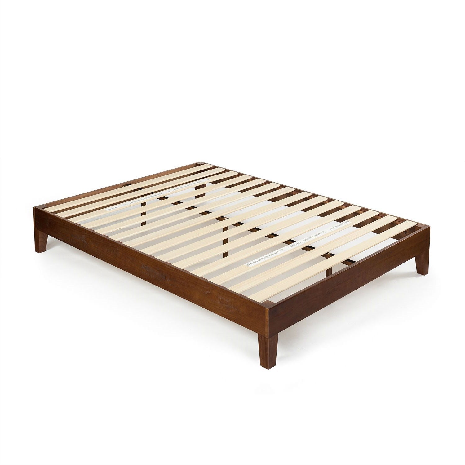 Bedroom > Bed Frames > Platform Beds - King Size Low Profile Solid Wood Platform Bed Frame In Espresso Finish