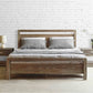 Bedroom > Bed Frames > Platform Beds - King Size FarmHouse Traditional Rustic Pine Platform Bed