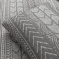 Bedroom > Quilts & Blankets - King Size Scandinavian Dark Grey Chevron Stripe Reversible Cotton Quilt Set