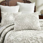 Bedroom > Bedspreads - King Size 100-Percent Cotton Chenille 3-Piece Coverlet Bedspread Set In Ivory