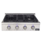 KUCHT KRT301GU GAS RANGE W/ (Classic Silver Knobs)
