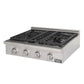 KUCHT KRT301GU GAS RANGE W/ (Classic Silver Knobs)