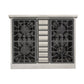KUCHT KRT301GU GAS RANGE W/ (Classic Silver Knobs)