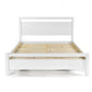 Bedroom > Bed Frames > Platform Beds - King Size FarmHouse Traditional Rustic White Platform Bed
