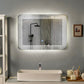 Bathroom > Bathroom Mirrors - 3 Tone LED Touch Sensor Wall Mounted Bathroom Mirror