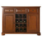 Dining > Sideboards & Buffets - Cherry Wood Dining Room Storage Buffet Cabinet Sideboard With Wine Holder
