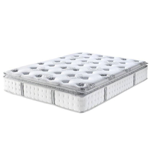 Bedroom > Mattresses - 12 Inch Medium Firm Pillow Top Hybrid Mattress In A Box - Full Size