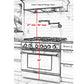 Kucht Wall Mounted Color Range Hood KRH3611A