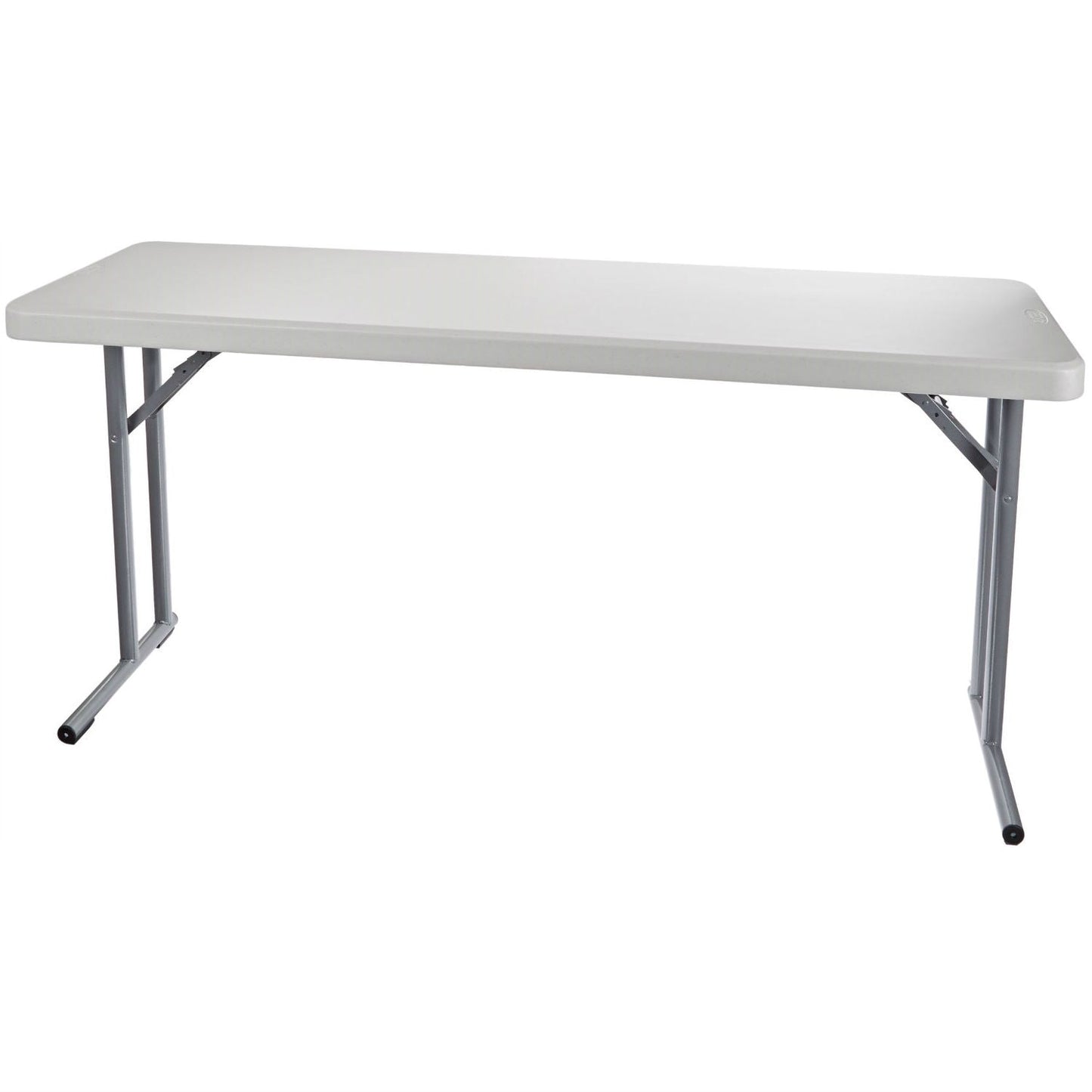 Office > Folding Tables - Steel Frame Rectangular Folding Table With Speckled Gray Top