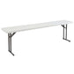 Office > Folding Tables - Steel Frame 72-inch Rectangular Gray Plastic Top Folding Table