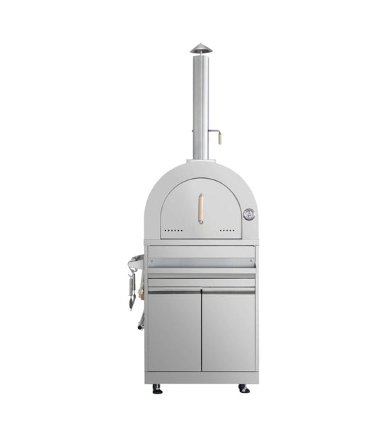 Thor Outdoor Kitchen Pizza Oven And Cabinet In Stainless Steel