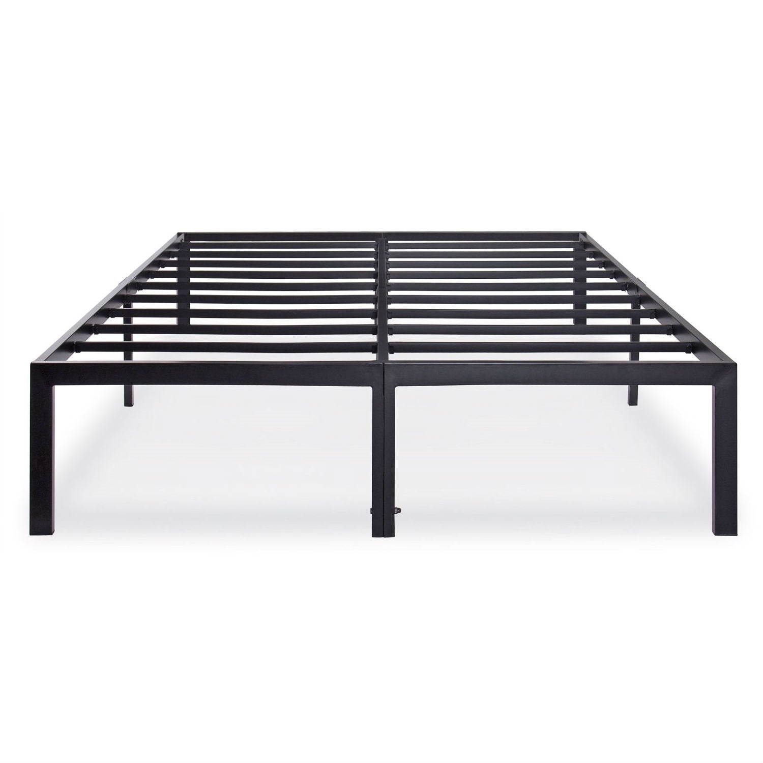 Bedroom > Bed Frames > Metal Beds - Queen Size Heavy Duty Metal Platform Bed Frame - Holds Up To 2,200 Lbs