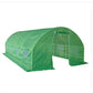 Outdoor > Gardening > Greenhouses - Greenhouse Kit 10 X 20 Ft With Heavy Duty Steel Frame And Green PE Cover