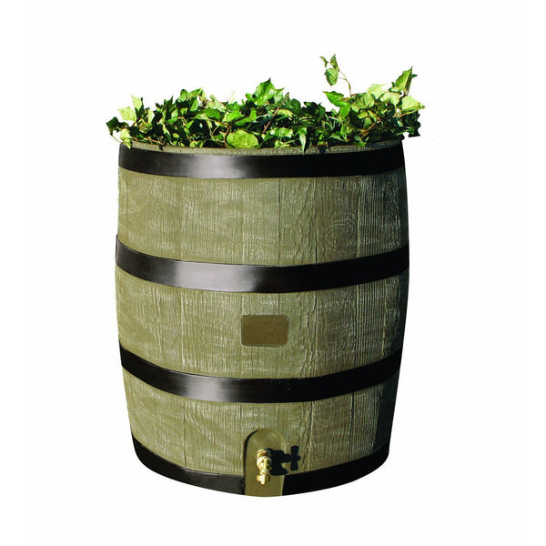 Outdoor > Gardening > Rain Barrels - 2-in-1 Rain Barrel Planter