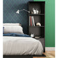Living Room > Bookcases - Modern Bookcase With 3 Shelves & Bottom Door In Black