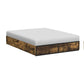 Bedroom > Bed Frames > Platform Beds - Queen Metal Wood Platform Bed Frame With 4 Storage Drawers - 800 Lbs Max Weight