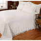 Bedroom > Bedspreads - Full Size Diamond Pattern Cotton Chenille Bedspread In White