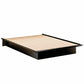Bedroom > Bed Frames > Platform Beds - Full Size Contemporary Platform Bed In Black Finish