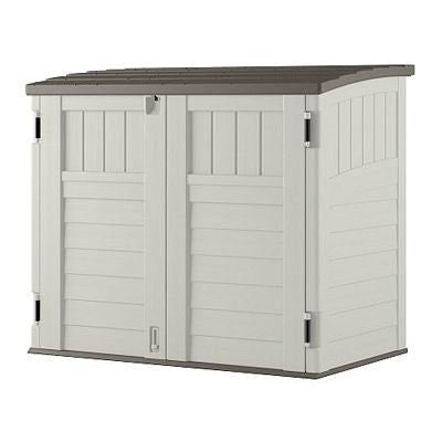 Outdoor > Storage Sheds - Outdoor 4-ft X 2-ft Locking Storage Shed With Easy Lift Lid