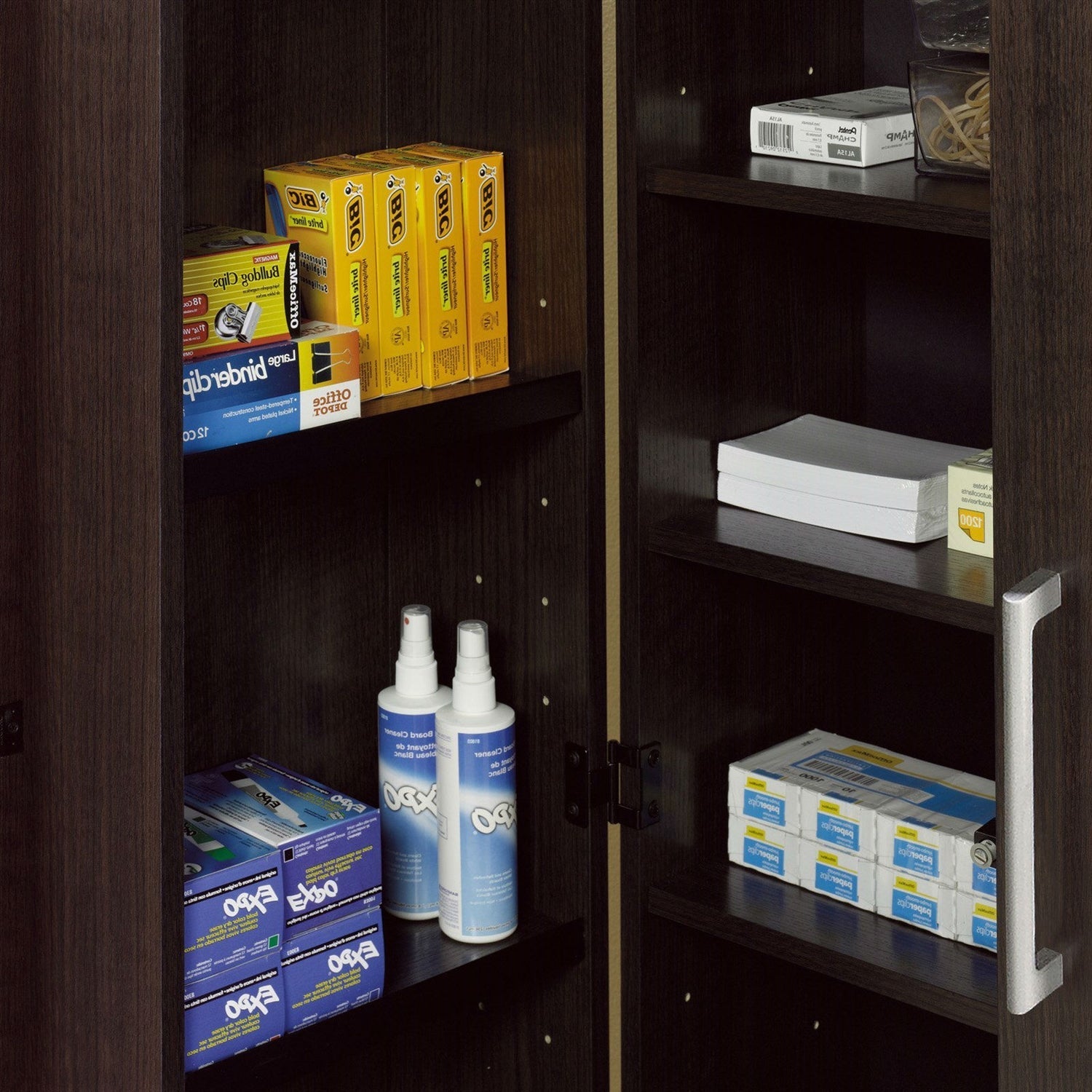 Bedroom > Wardrobe & Armoire - Multi-Purpose Living Room Kitchen Cupboard Storage Cabinet Armoire In Brown