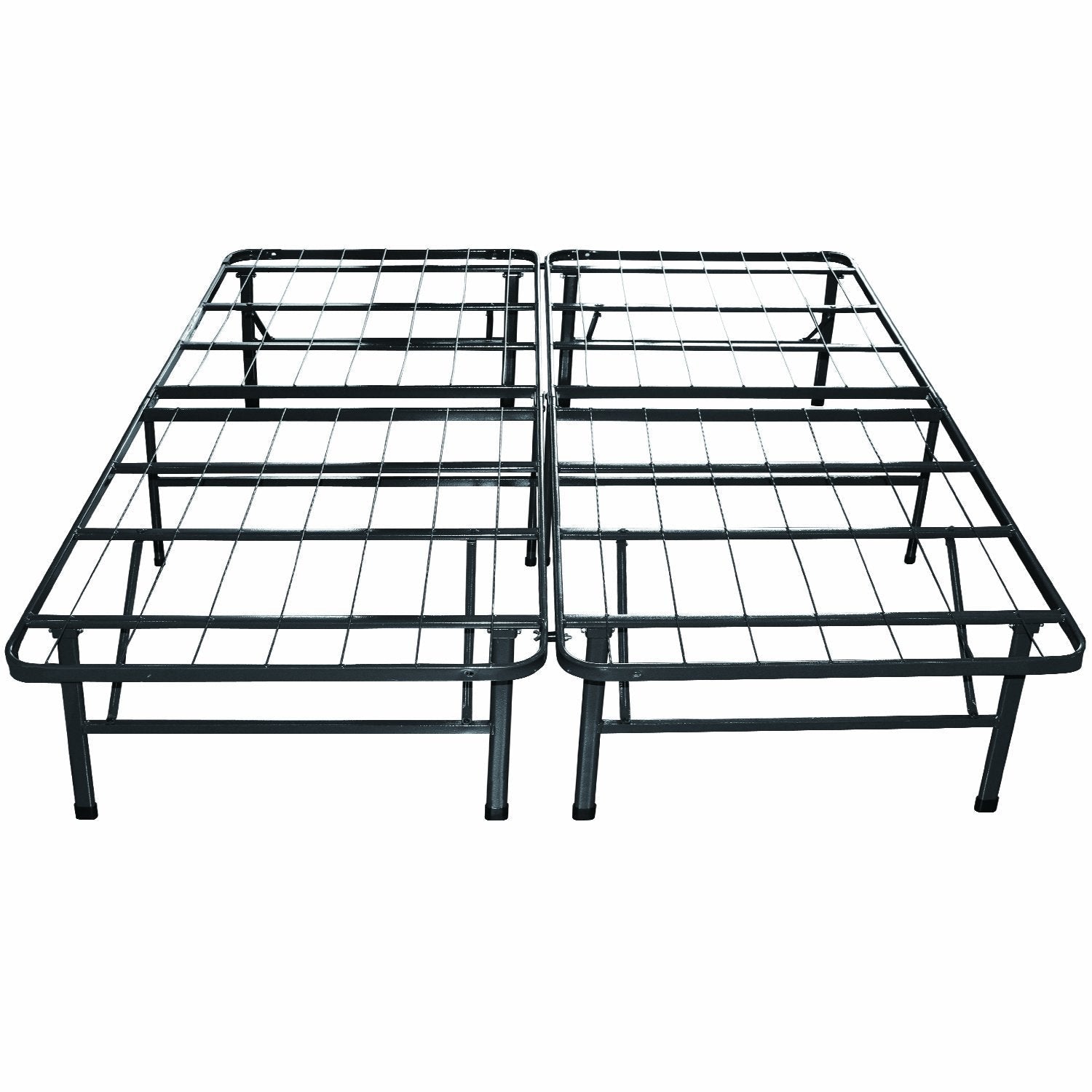 Bedroom > Bed Frames > Platform Beds - Twin Extra Long Metal Platform Bed Frame With Storage Space