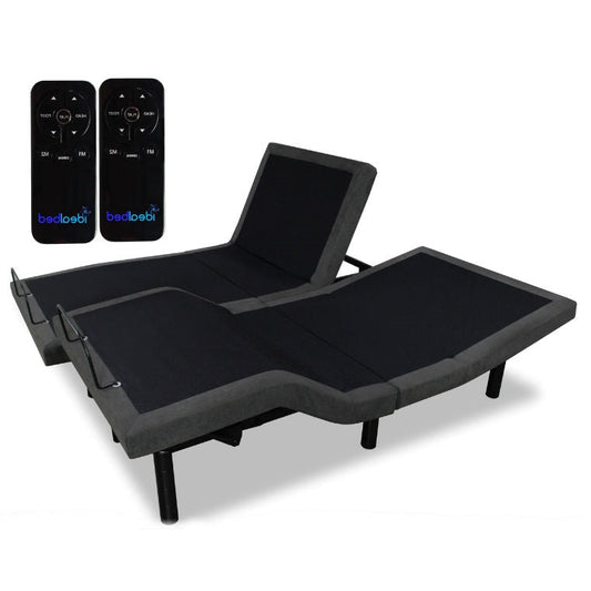 Bedroom > Bed Frames > Adjustable Beds - Split King Adjustable Bed Frame Base With Wireless Remote
