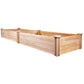 Outdoor > Gardening > Planters - Cedar Wood 2-Ft X 8-Ft Outdoor Raised Garden Bed Planter Frame - Made In USA