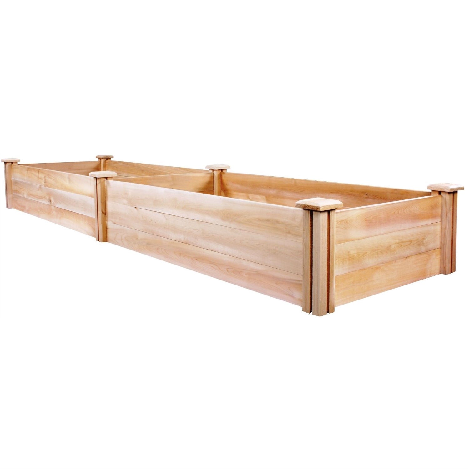 Outdoor > Gardening > Planters - Cedar Wood 2-Ft X 8-Ft Outdoor Raised Garden Bed Planter Frame - Made In USA