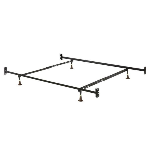 Bedroom > Bed Frames > Metal Beds - Twin/Full 10-inch High Metal Bed Frame With Headboard And Footboard Brackets