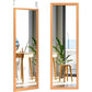Accents > Mirrors - Gold Full Length Bedroom Mirror With Over The Door Or Wall Mounted Design