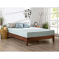 Bedroom > Bed Frames > Platform Beds - Twin Size Solid Wood Platform Bed Frame In Espresso Finish
