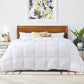 Bedroom > Comforters And Sets - Twin Size Cozy All Seasons Plush White Polyester Down Alternative Comforter