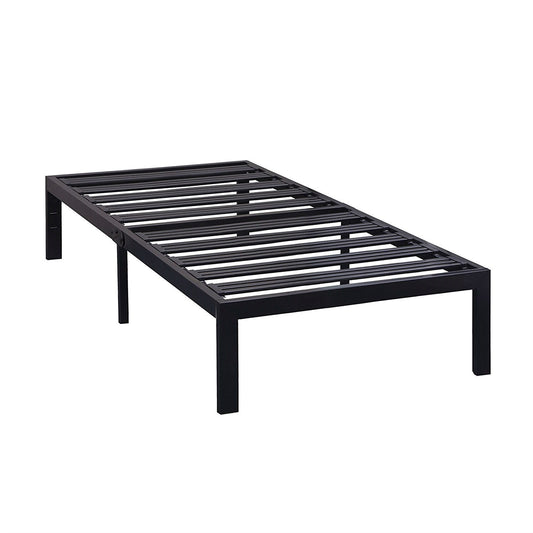 Bedroom > Bed Frames > Platform Beds - Twin XL Metal Platform Bed Frame With Heavy Duty Steel Slats
