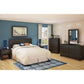 Bedroom > Nightstand And Dressers - Dark Brown Chocolate Wood Finish 5-Drawer Bedroom Chest Of Drawers