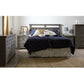 Bedroom > Nightstand And Dressers - 2-Drawer Bedroom Nightstand In Gray Maple Wood Finish