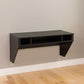 Office > Computer Desks - Contemporary Space Saver Floating Style Laptop Desk In Ebony