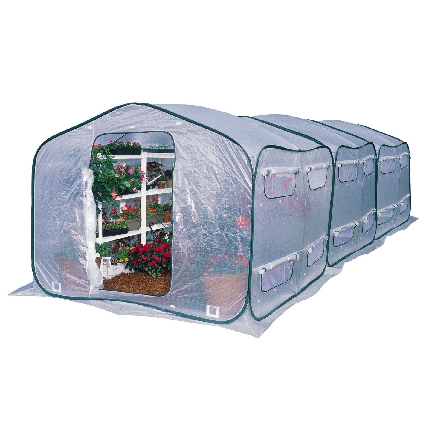 Outdoor > Gardening > Greenhouses - Farm-House 9-ft Home Garden UV Resistant Greenhouse