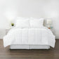 Bedroom > Comforters And Sets - CA King Size Microfiber 6-Piece Reversible Bed In A Bag Comforter Set In White