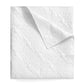 Bedroom > Quilts & Blankets - King Size Cotton 3-Piece Quilt Set In White With Quilted Damask Pattern