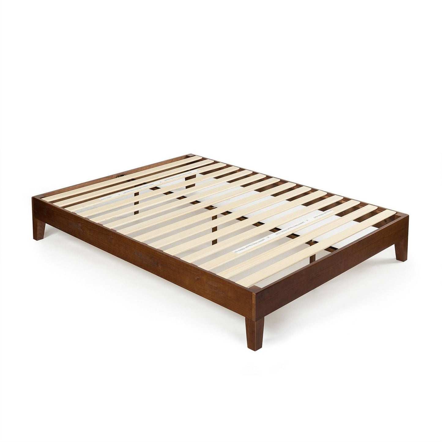 Bedroom > Bed Frames > Platform Beds - Full Size Low Profile Solid Wood Platform Bed Frame In Espresso Finish