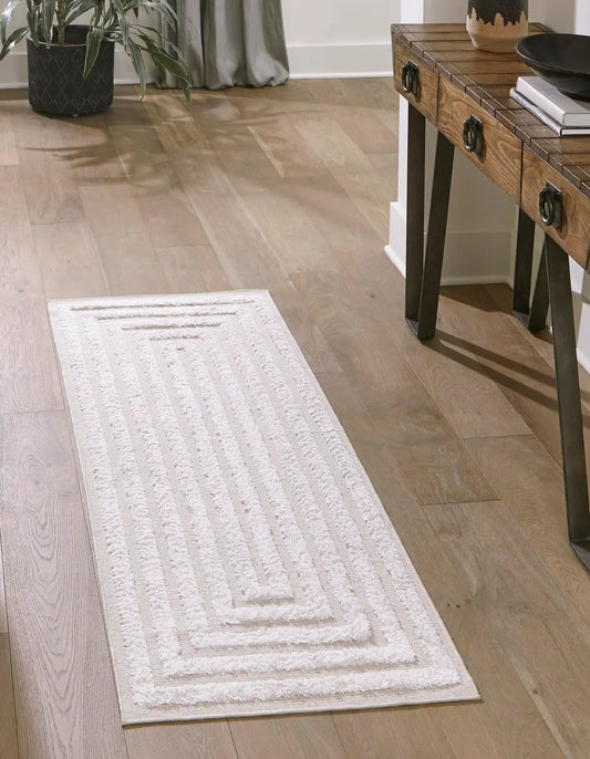 Beige Sabrina Soto Casa Runner Rug