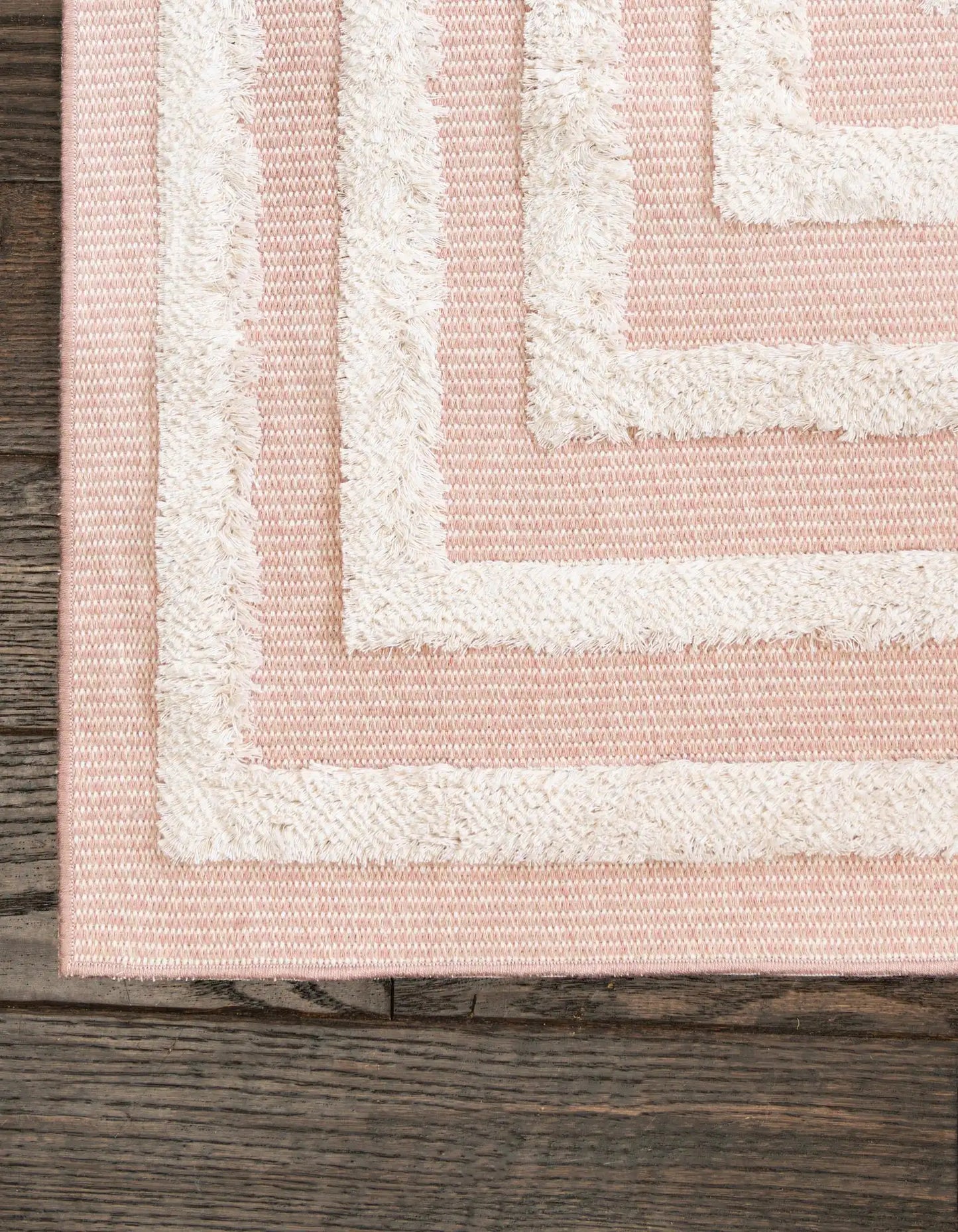 Pink Sabrina Soto Casa Rectangle Rug