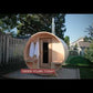 Dundalk LeisureCraft Canadian Timber Serenity Barrel Sauna
