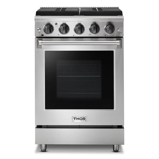 Thor 24 Inch Freestanding Gas Range in Stainless Steel